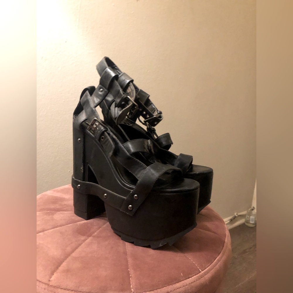 Black Platform Heels